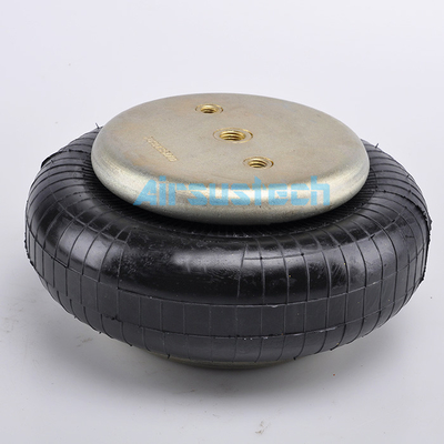 116 93027 placa complicada do grânulo da mola de ar airbag de borracha da única 1/4NPTF de  135mm